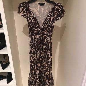 BCBG Max Azria Silk Midi Dress